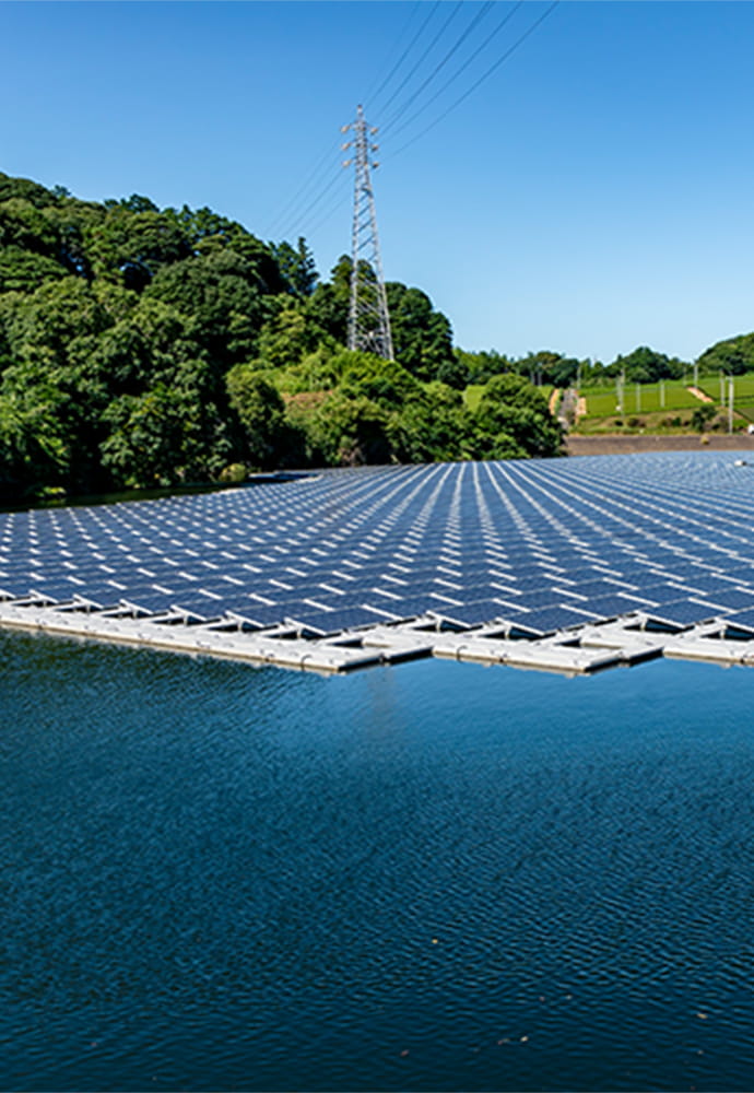 水上太陽光発電事業